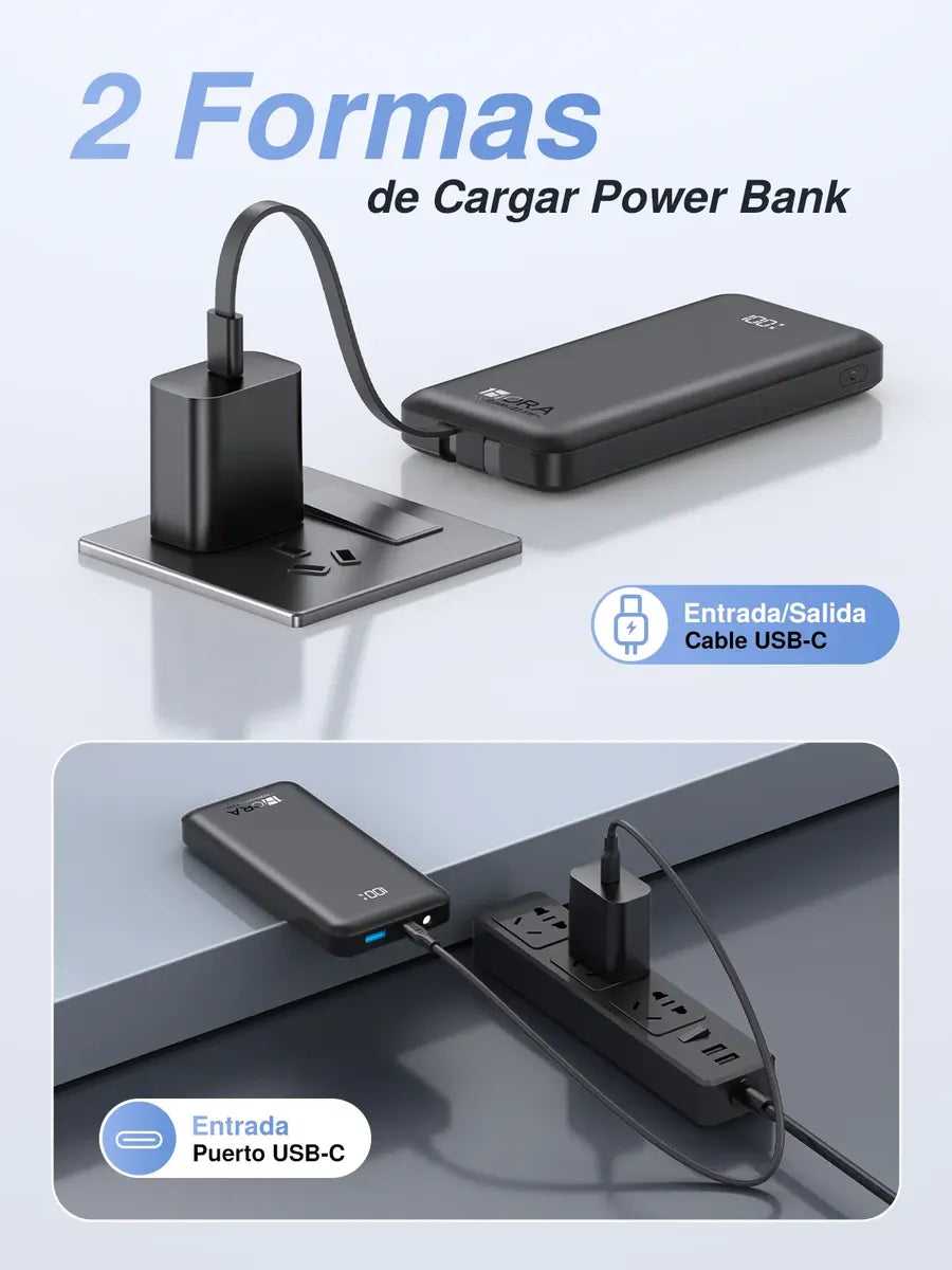 BATERÍA PORTATIL 1HORA 10000MAH BAT110